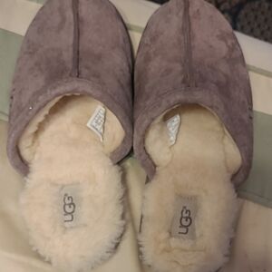 UGG Brown Suede Slippers